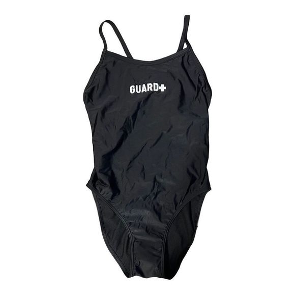 Sporti Guard Solid Thin Strap One Piece Swimsuit NWT - Picture 3 of 6